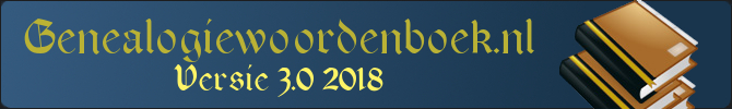 Genealogie Woordenboek